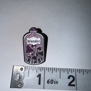 Purple Jar Of Wonder Pin Brooch
